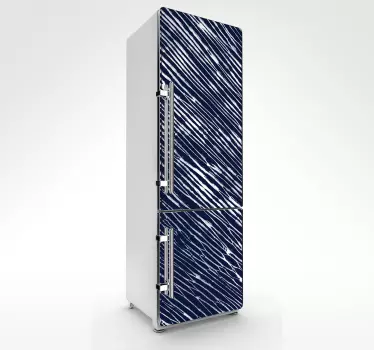 Kühlschrankaufkleber Shibori - TenStickers