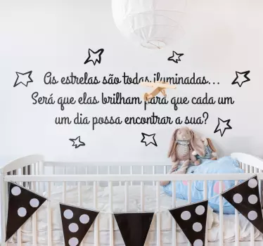 Autocolantes de vinil infantil três porquinhos e lobo personalizável