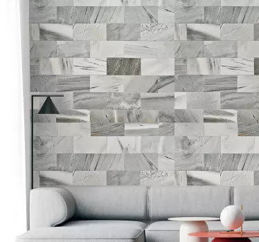 Marble texture vinyl wallpaper - TenStickers