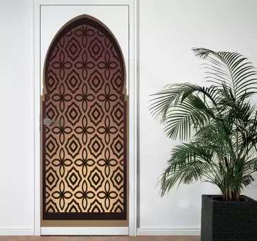 αυτοκόλλητο πόρτας αραβικού βινυλίου - TenStickers