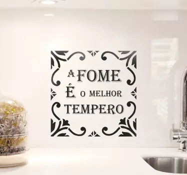 Adesivo de azulejo provérbio português - TenStickers