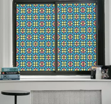 Transluzentes Mosaik Wandtattoo für Fenster - TenStickers