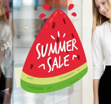 Summer sale meloen sticker - TenStickers