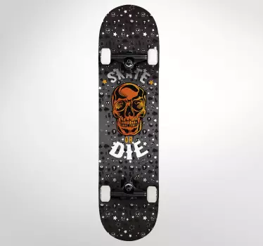 Skate or Die Skateboard Sticker - TenStickers