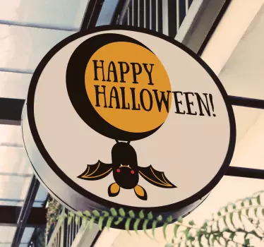 Happy Halloween window sticker - TenStickers