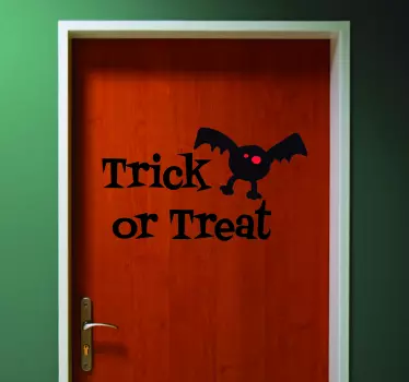 Trick or Treat Halloween Decal - TenStickers