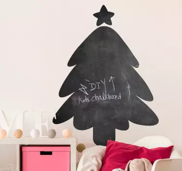 Christmas Chalkboard Sticker - TenStickers