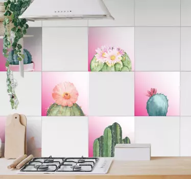 Types of Cactus Wall Stickers - TenStickers