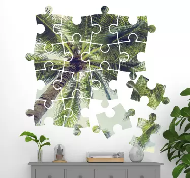 Puzzle Photograph Customisable Sticker - TenStickers