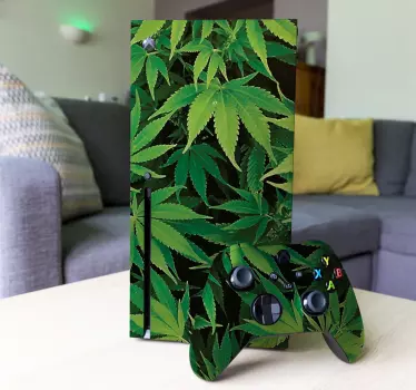 Marihuana Xbox sticker - TenStickers