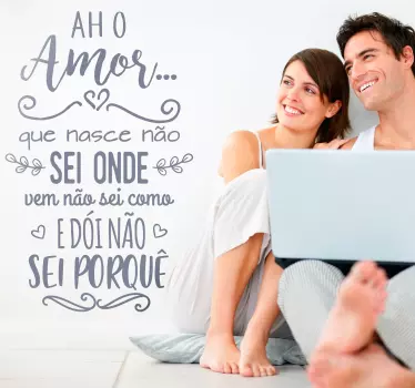 Quotes from Camões literature wall sticker - TenStickers