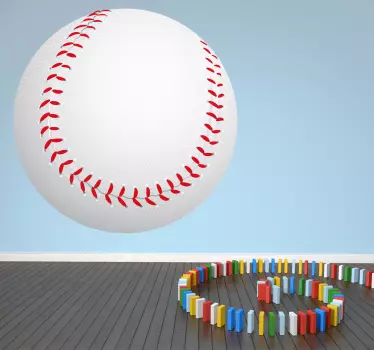 Sticker baseball kinderen - TenStickers