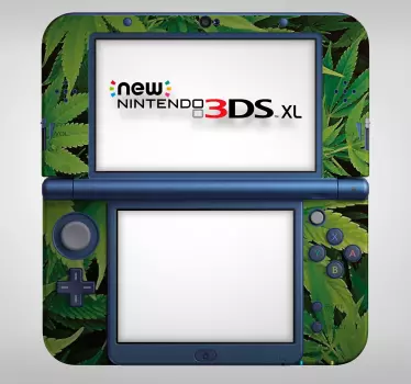 Sticker Plante Marihuana pour Nintendo - TenStickers