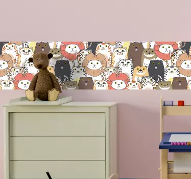 Animal Collection Wall Sticker - TenStickers