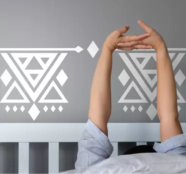 Ethnic Abstract Wall Sticker - TenStickers