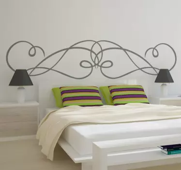 Décoration murale tête de lit avec prénoms perso - Stickers muraux