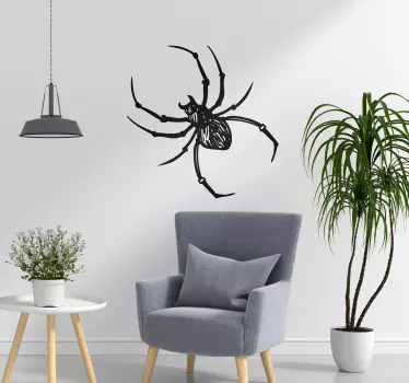 Vinilo para pared insecto araña - TenVinilo