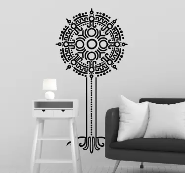 Tree of life symbols Abstract Wall Sticker - TenStickers