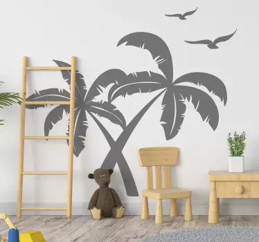 Tropical Palm Trees wall sticker - TenStickers