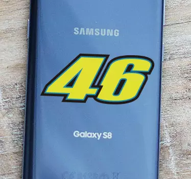 rossi number (Samsung) sticker - TenStickers