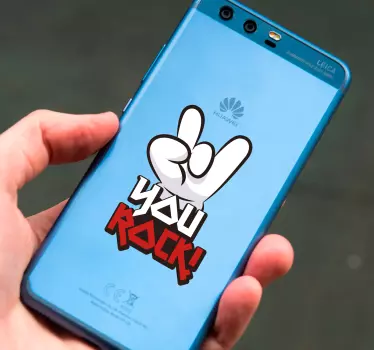 You Rock Sticker for Huawei - TenStickers