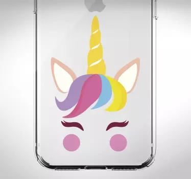 Unicorn iPhone Phone Sticker - TenStickers
