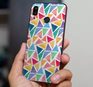 Form Wandtattoo Wasserfarben Mosaik Huawei - TenStickers