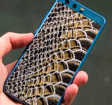 Snake Texture Huawei Sticker - TenStickers