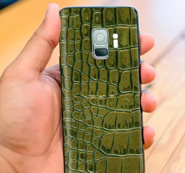 Crocodile Skin Samsung Sticker - TenStickers