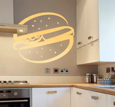 Sticker cuisine burger - TenStickers
