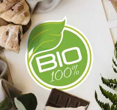 100% bio wand vinyl aufkleber - TenStickers