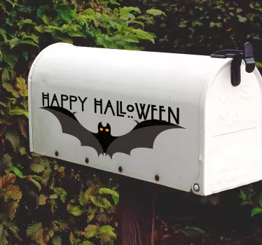 Sticker Halloween boîte aux lettres - TenStickers