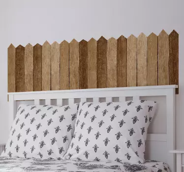木制床头板床头板贴纸 - TenStickers