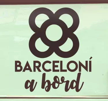Vinilo Barcelona panot a bord - TenVinilo