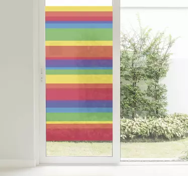 窗户的彩虹窗户贴纸 - TenStickers