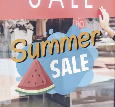 Summer sale set sale sticker - TenStickers