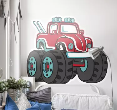 Monster Truck car sticker - TenStickers
