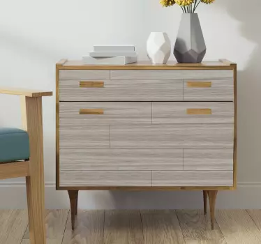 Vinilo textura madera para muebles de tonos claros  - TenVinilo