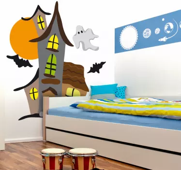 Geisterschloss Wandtattoo fürs Kinderzimmer - TenStickers