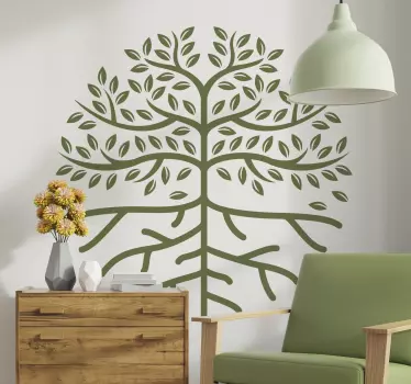 Autocolante decorativo árvore da vida em silhueta - TenStickers