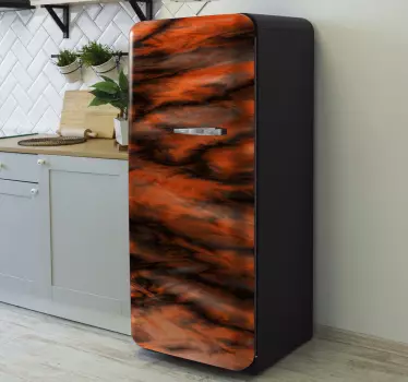 Marble gradient fridge decal - TenStickers