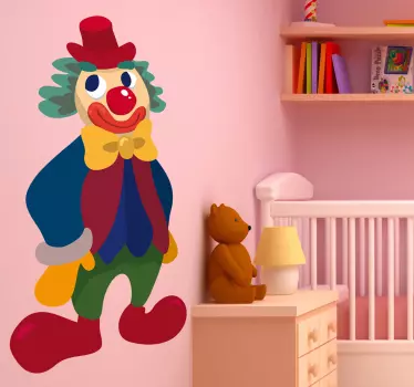 Wandtattoo Kinderzimmer Clown - TenStickers