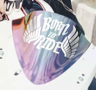 Born To Ride bunt Motorrad Aufkleber - TenStickers