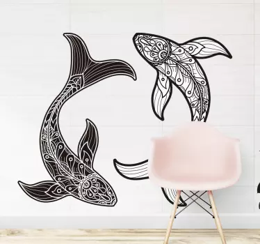 Decorative Fish Wall Stickers, Go Under the Sea - TenStickers