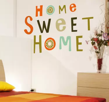 Home Sweet Home Sticker - TenStickers