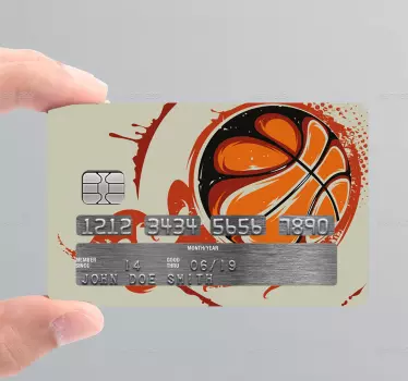 For credit card basket ball card sticker - TenStickers