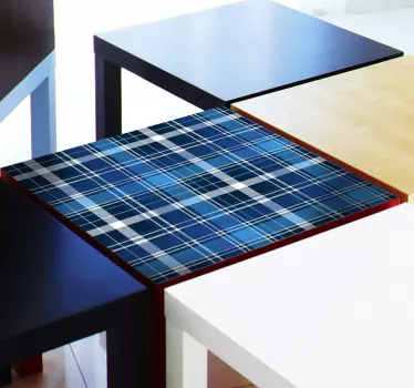 IKEA table stripes furniture sticker - TenStickers