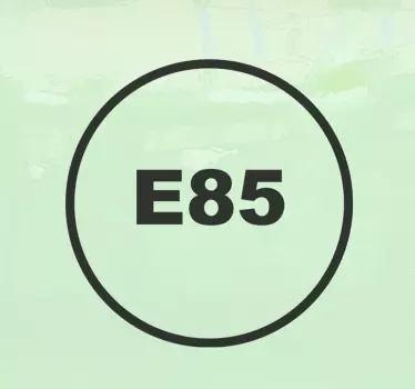 Sticker Voiture Essence e85 - TenStickers
