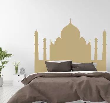 Naklejka nad łóżko Taj Mahal - TenStickers