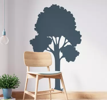 Shadow of a tree tree wall sticker - TenStickers